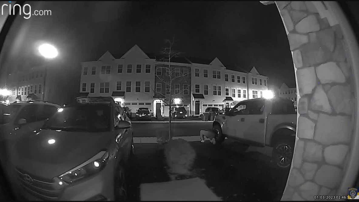 Watch: Suspect accused of placing nails behind tires of parked car in Bucks County